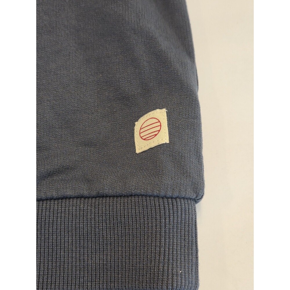 Marine Layer Crewneck Sweatshirt Large Blue Raglan Long Sleeve Cotton Modal - Picture 4 of 7